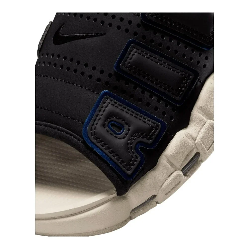 Nike Air More Uptempo Slide Sandals FB7799-001 Black Sanddrift Men's Size 9 - Picture 6 of 7